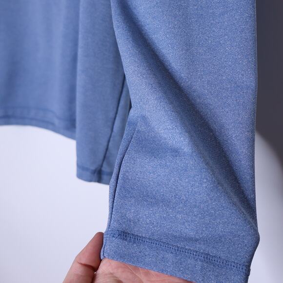 JOHNNIE-O Course Prep-Formance Long Sleeve T-Shirt Blue Active Casual Men's L - Picture 3 of 11